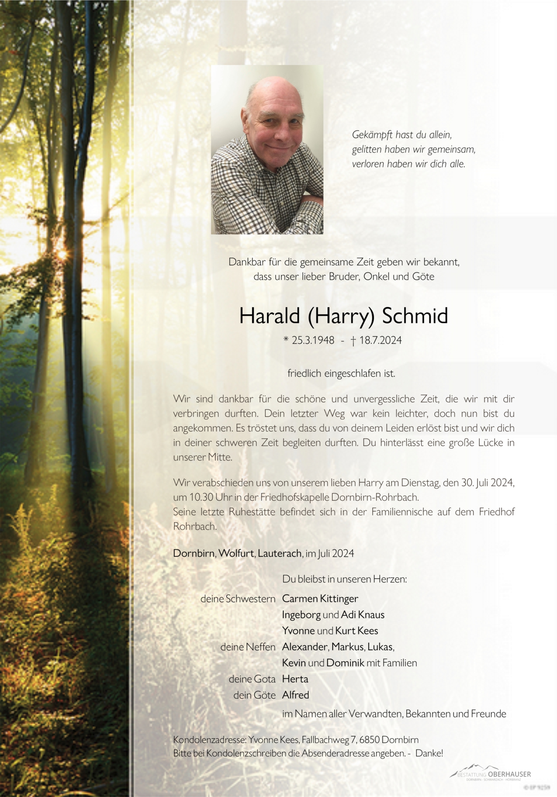 Harald Alfred  Schmid